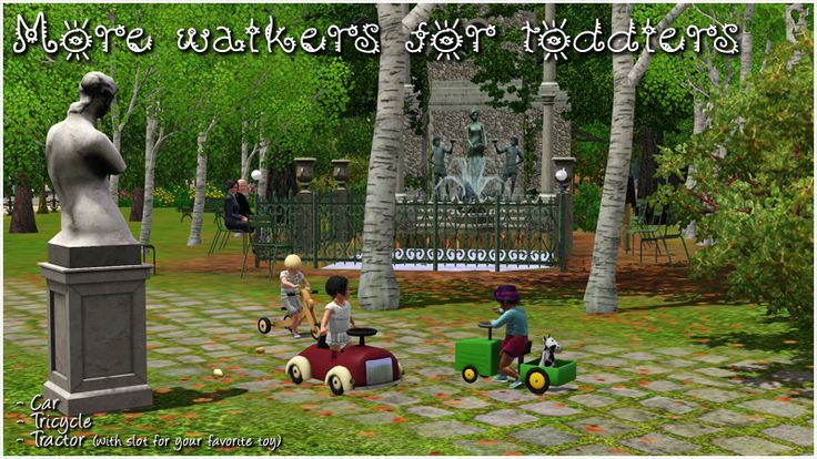 sims 3 toddler walker cc